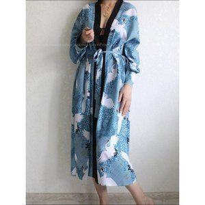 New Kimono Split Beach Cover up Long Bikini Cover up One Size